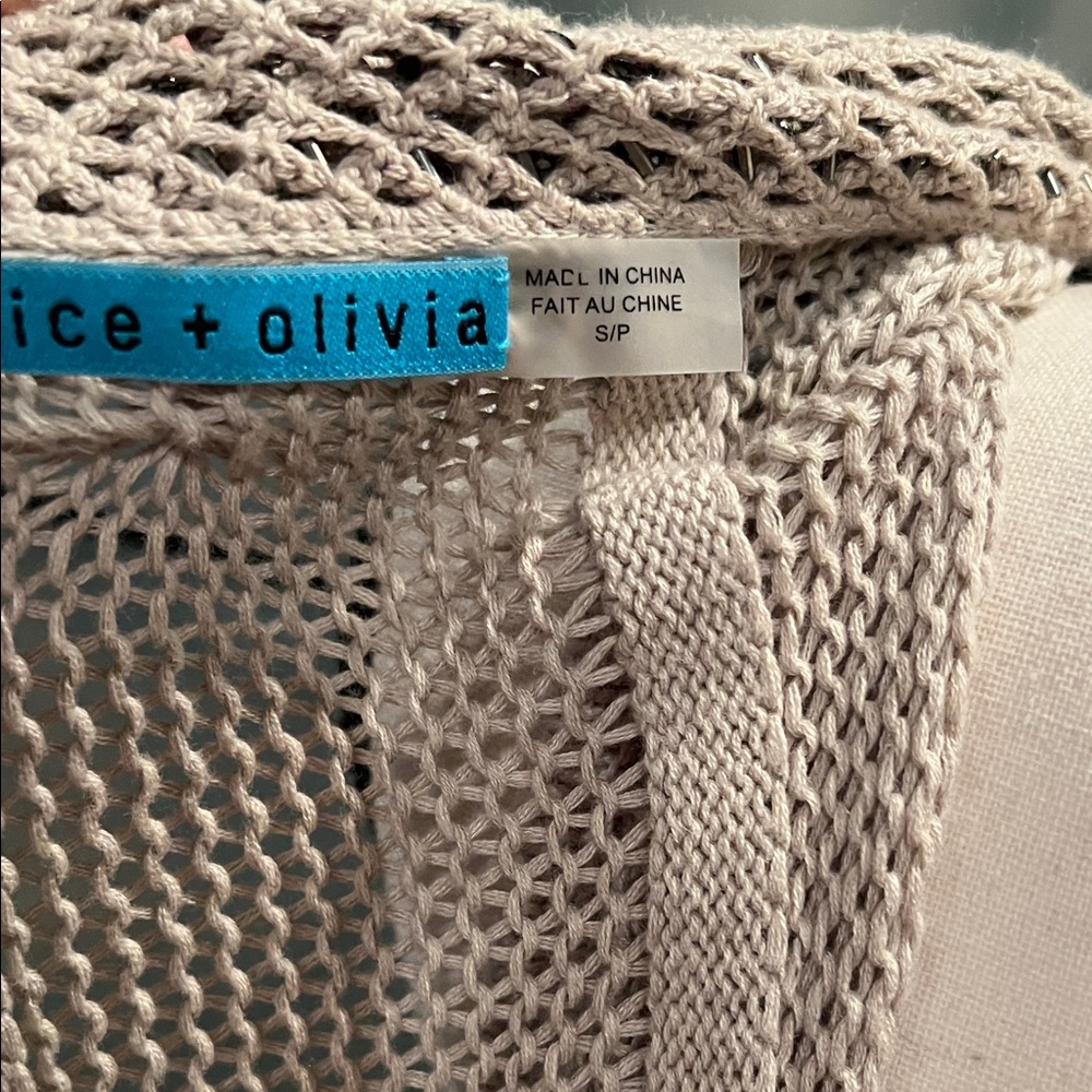 Alice + Olivia shawl Knit Wrap vest - Picture 5 of 5